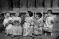 SPAIN. Morella. 1987. The little angels.